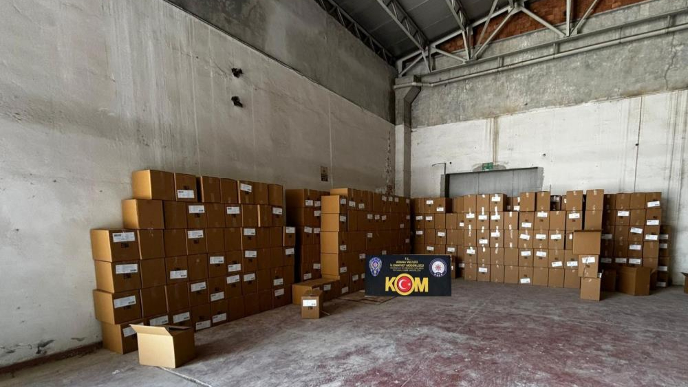 Adana'da Dev Kaçakçılık Operasyonu:Piyasa Değeri 9 Milyondan Fazla