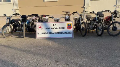 8 Motosiklet Ele Geçirildi:6 Tutuklama