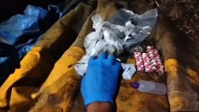 Uyuşturucuyu Toprağa Gömmüşler!