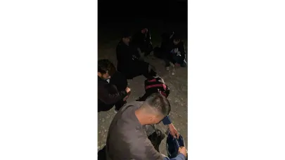 32 Kaçak Göçmen Sahilde Yakalandı