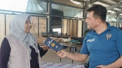 Polis Pazar Yerinde Kadınlara KADES’i Anlattı