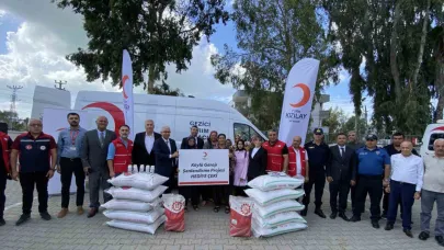 Adana’da Deprem Mağduru Çiftçilere Kızılay’dan Destek