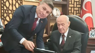 Bekir Şimşek'ten Bahçeli'ye Ziyaret