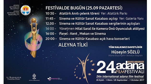 24. Adana Film Festivali Başladı