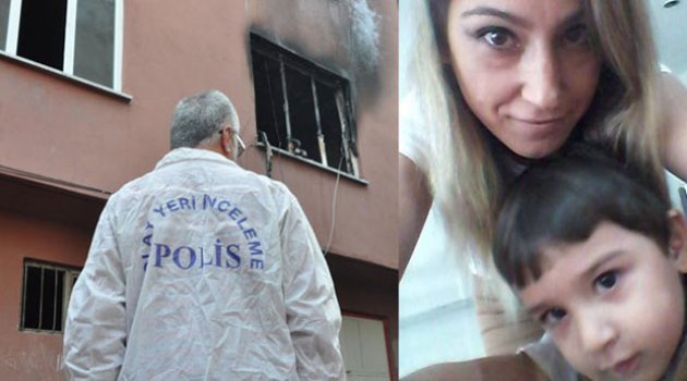 3 yaşındaki oğlunu alevlerin arasından çıkaramadı