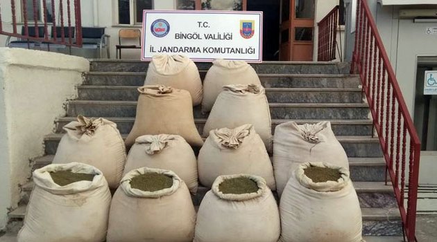 405 kilogram esrar ele geçirildi