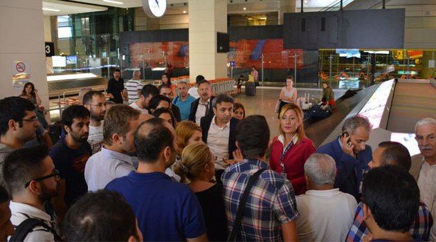 45 dakikalık seyahati 17 saatte tamamladılar
