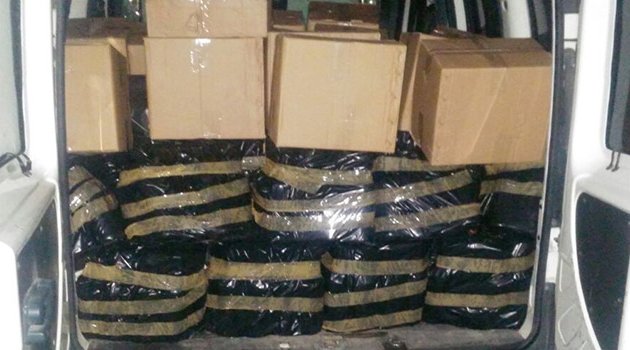 5 günde 180 bin kaçak sigara yakalandı