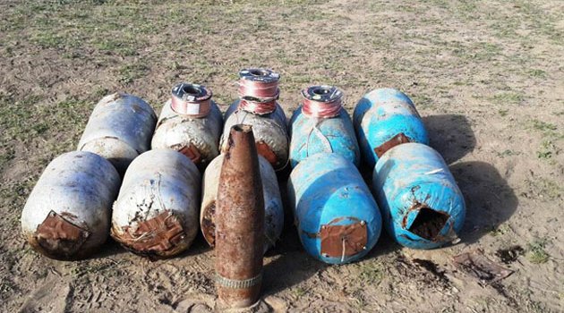 500 kilo bomba ele geçirildi