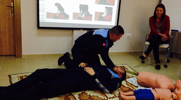 500 kişiye ilkyardım eğitimi verildi