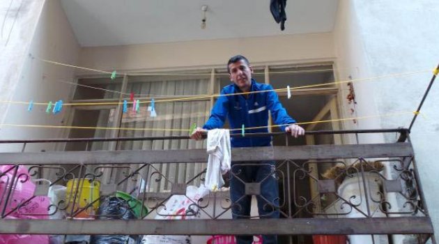 5'inci kat balkondan düşen Yakup'u çamaşır ipleri kurtardı