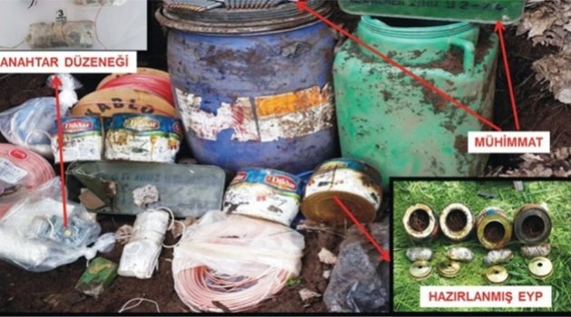 600 kilo el yapımı bomba ele geçirildi