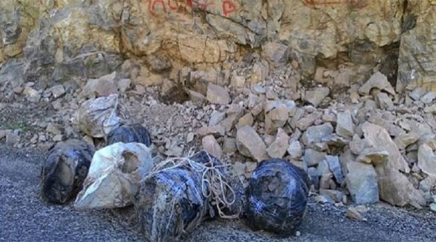 650 kilo patlayıcı ele geçirildi