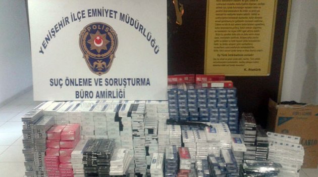 7 bin 490 paket kaçak sigara ele geçirildi