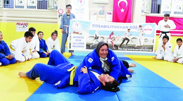 80’lik Ayten nine JUDOCU OLDU