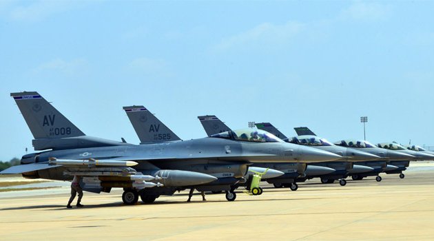 ABD’ye ait 6 F-16 İncirlik’e geldi