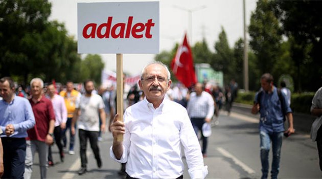 'Adalet Yürüyüşü'nde şok gelişme