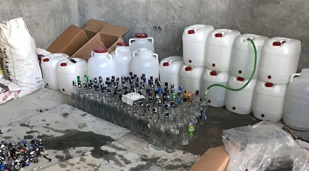 Adana, Ankara ve Şanlıurfa'da eş zamanlı kaçak içki operasyonu