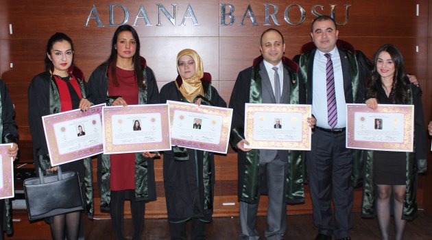 Adana barosunda ruhsat töreni