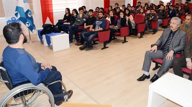 Adana BTÜ’de “Engellilerle İletişim ve Farkındalık” söyleşisi yapıldı