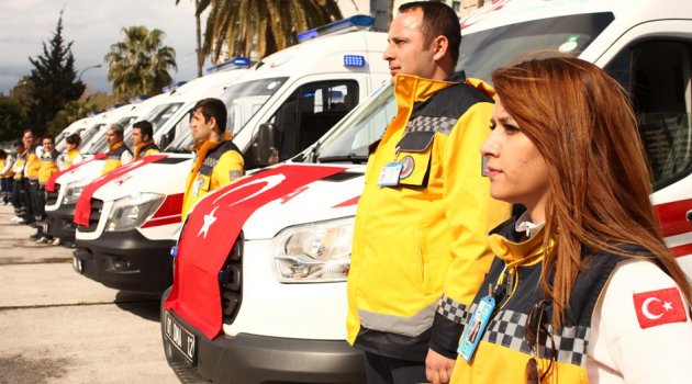 Adana’da ambulans sayısı 164’e çıktı