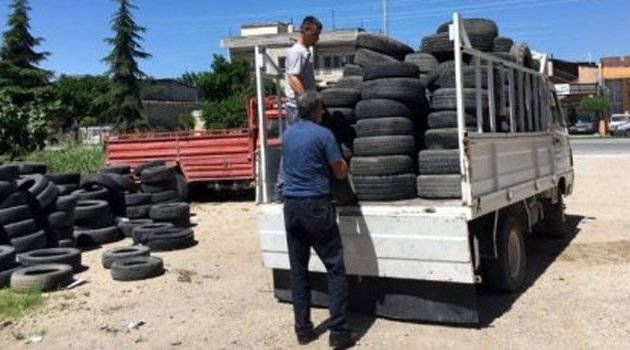 Adana’da Atık Lastikler Ekonomiye Geri Kazandırılıyor
