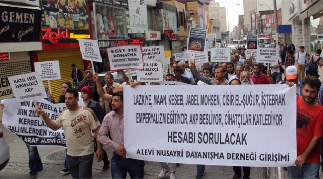 Adana’da ’IŞİD’ Protestosu