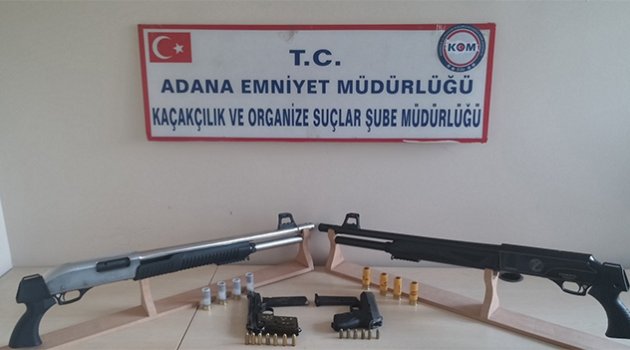 Adana’da Kaçak Silah Operasyonu