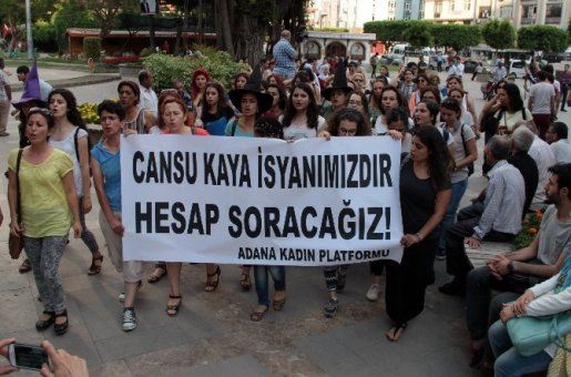 Adana’da kadın cinayetleri protestosu