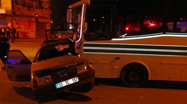 Adana’da korkutan kaza…