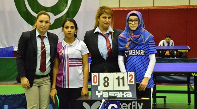 Adana’da Okullararası Gençler Masa Tenisi Müsabakaları