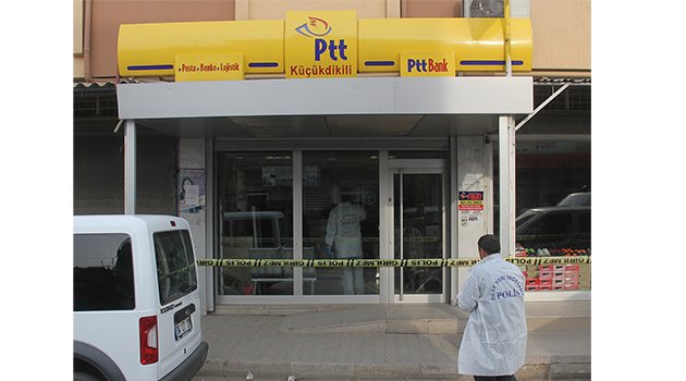 Adana’da pompalı tüfekli PTT soygunu