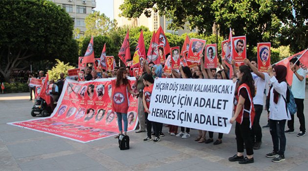 Adana’da Suruç Protestosu
