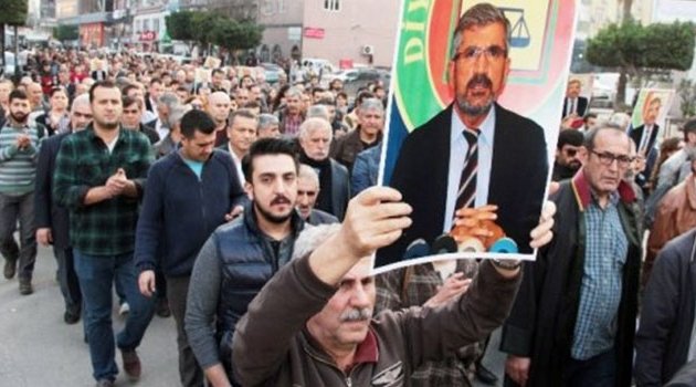 Adana’da Tahir Elçi yürüyüşü