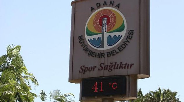 Adana’da termometreler 41 dereceyi gösterdi