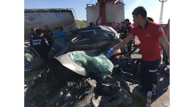 Adana’da Tır Ve Otomobil Çarpıştı: 1 Ölü, 1 Yaralı