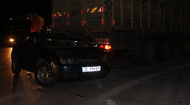 Adana’da trafik kazası: 1 ölü, 2 yaralı