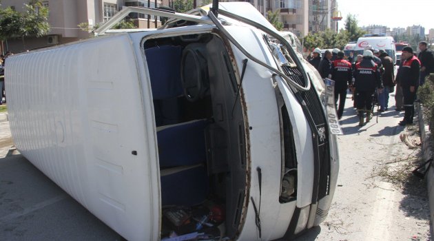 Adana’da trafik kazası: 3 yaralı