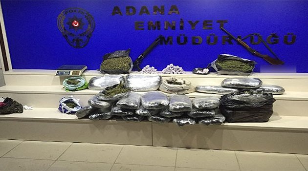 Adana’da uyuşturucu operasyonu