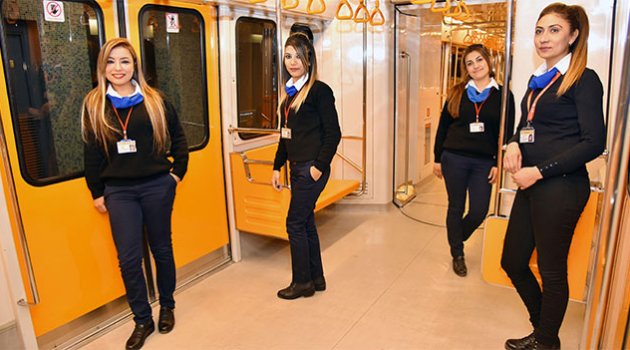 Adana’nın metrosu da kadınlara emanet