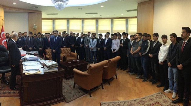 Adana Ülkü Ocakları’ndan Bahçeli’ye Ziyaret