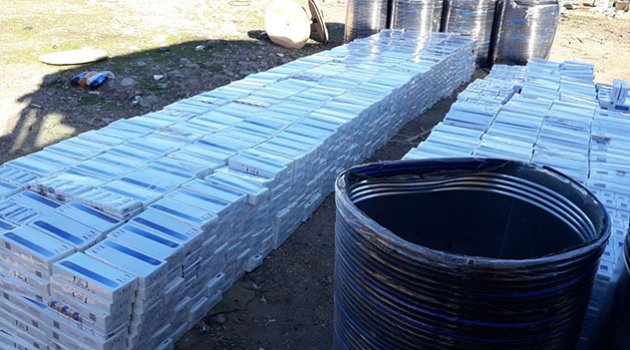 Adana'da 35 bin paket kaçak sigara ele geçirildi