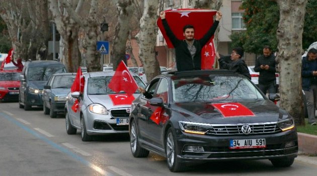 Adana'da Mehmetçiğe Destek Konvoyu