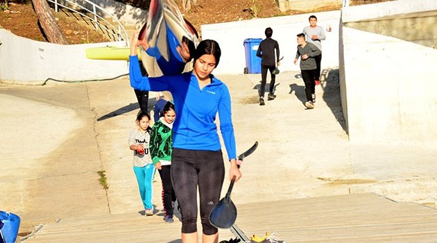 Adanalı 14 kanocu TOHM seçmeleri için Antalya’ya gitti