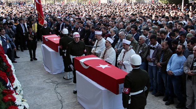 Adanalı Lice şehitleri son yolculuklarına uğurlandı