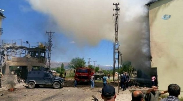 Adliye lojmanlarına saldırı: Yaralılar var