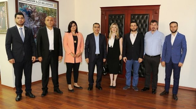 AGİAD yeni yönetimi Başkan Çelikcan’ı ziyaret etti