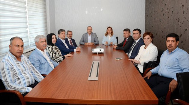 Ak Parti kurmayları ATB yönetimini ziyaret etti