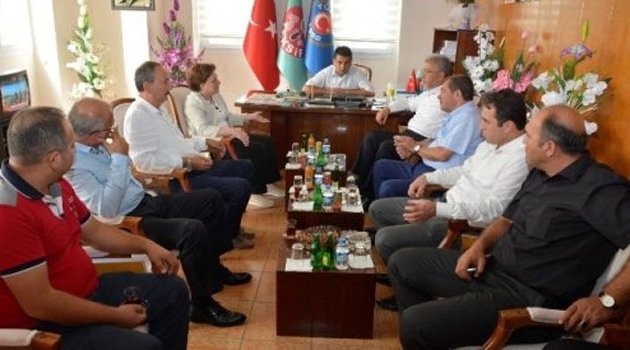 Ak Parti’li Sarı’dan Teksif Sendikası’na ziyaret