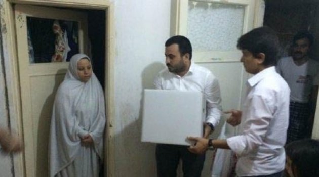 AK Partili gençlerden Suriyeli ailelere yardım